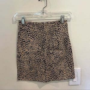 BRANDY MELVILLE cheetah print skirt